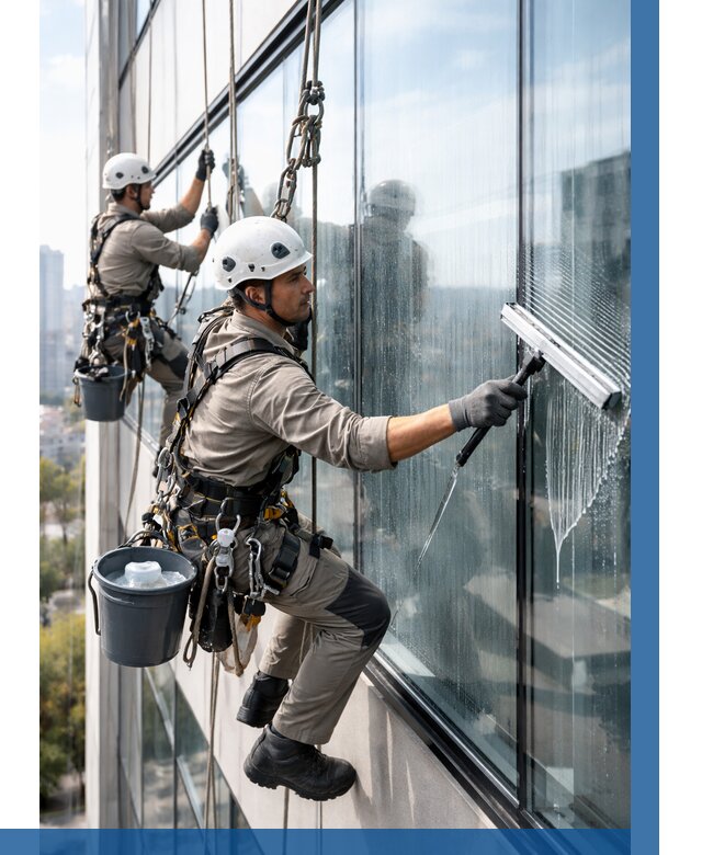 Мойка окон альпинистами в Нижнем Новгороде от 4689 р. | ВЫСОТНИК-Ннн