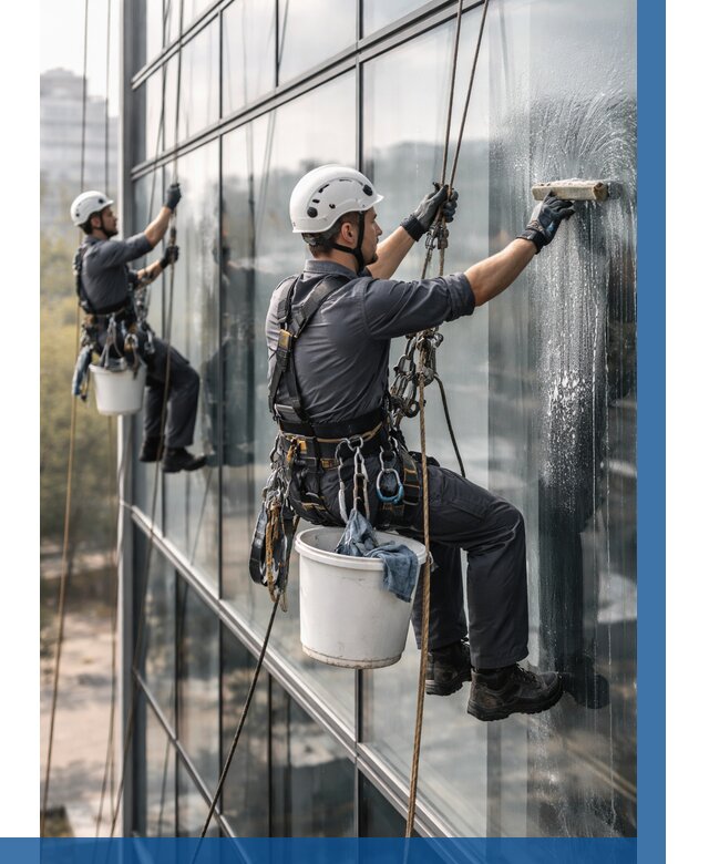 Мойка сплошного остекления в Нижнем Новгороде, заказать от 313 р.| ВЫСОТНИК-Ннн