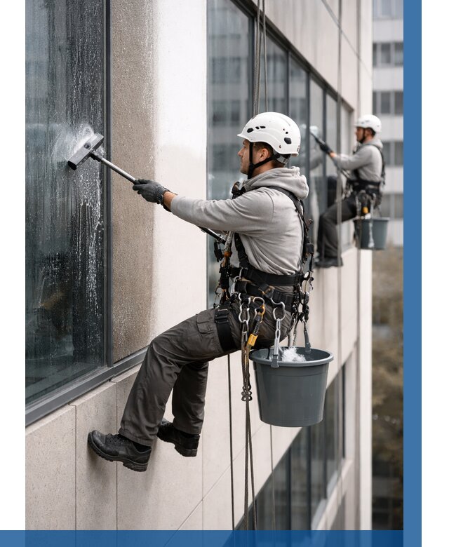 Мойка фасадов зданий в Нижнем Новгороде под ключ от 365 р. | ВЫСОТНИК-Ннн