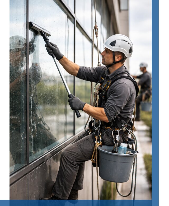 Мойка стеклянных фасадов в Нижнем Новгороде от 208 р. | ВЫСОТНИК-Ннн