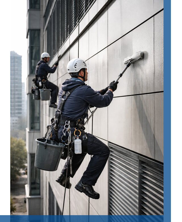 Мойка вентилируемого фасада в Нижнем Новгороде от 261 р. | ВЫСОТНИК-Ннн