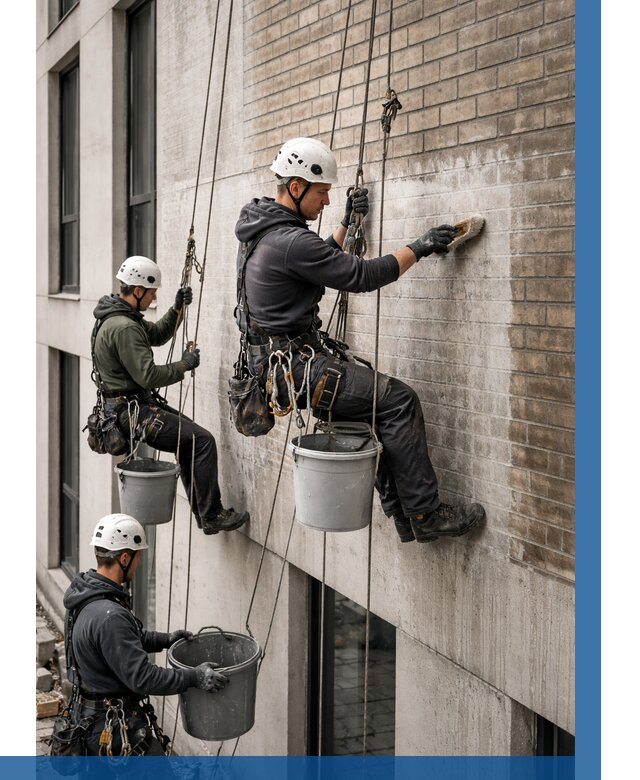 Удаление высолов с фасада в Нижнем Новгороде от 261 р. | ВЫСОТНИК-Ннн