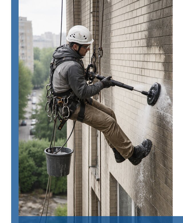 Очистка фасада от копоти в Нижнем Новгороде профессионально и безопасно