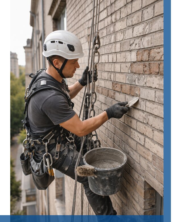 Ремонт кирпичной кладки фасада в Нижнем Новгороде от 1876 р. | ВЫСОТНИК-Ннн