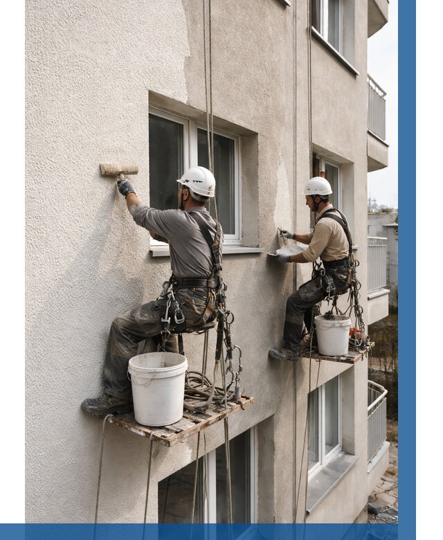 Нанесение короеда на фасад в Нижнем Новгороде от 469 р. | ВЫСОТНИК-Ннн