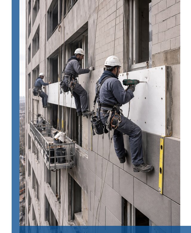 Монтаж фасадных термопанелей высокого качества в Нижнем Новгороде