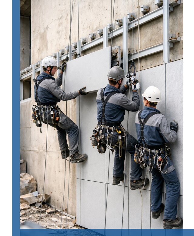 Монтаж вентилируемого фасада в Нижнем Новгороде под ключ с гарантией качества