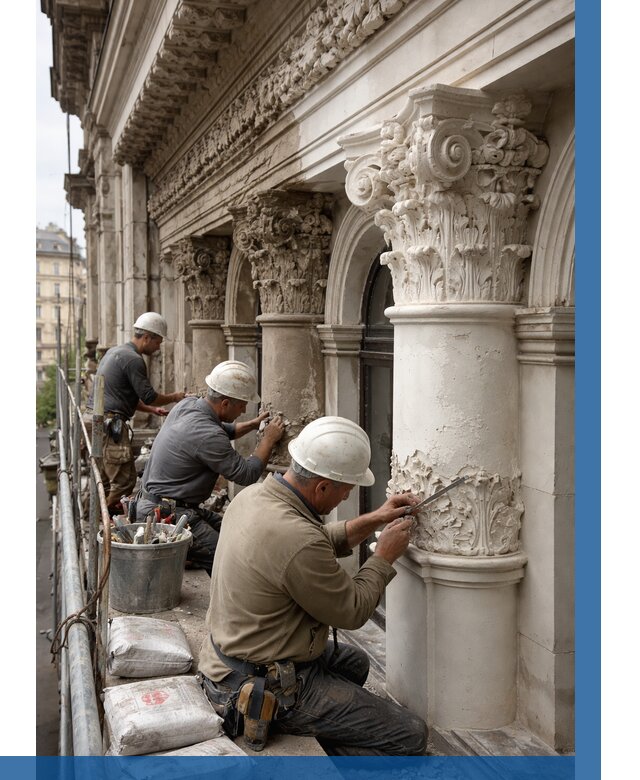 Реставрация фасадной лепнины в Нижнем Новгороде от 2605 р. | ВЫСОТНИК-Ннн