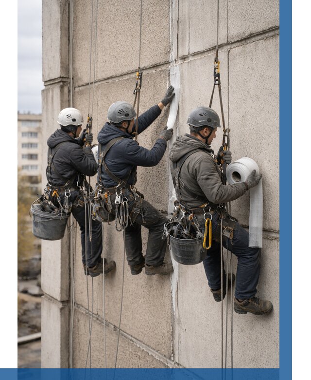 Ремонт межпанельных швов в Нижнем Новгороде от 782 р. | ВЫСОТНИК-Ннн