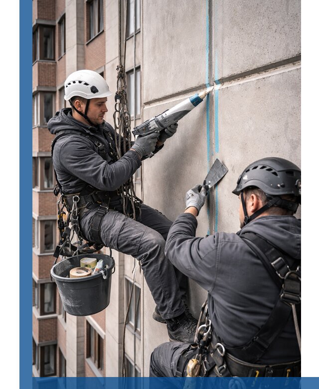 Вторичная герметизация швов фасада и кровли в Нижнем Новгороде