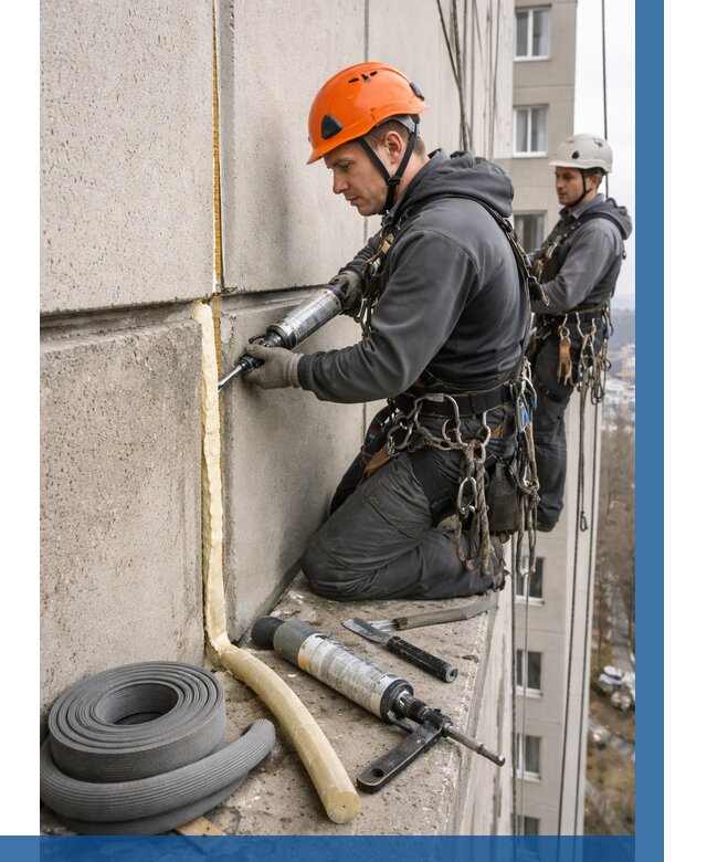 Теплый шов межпанельные швы в Нижнем Новгороде от 729 р. | ВЫСОТНИК-Ннн