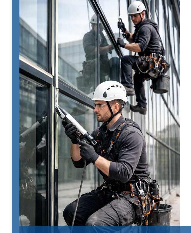 Герметизация витражных швов в Нижнем Новгороде для зданий и фасадов