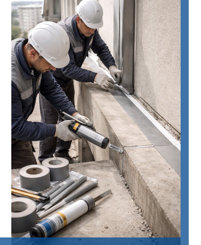 Герметизация примыкания балкона в Нижнем Новгороде от 4689 р. | ВЫСОТНИК-Ннн