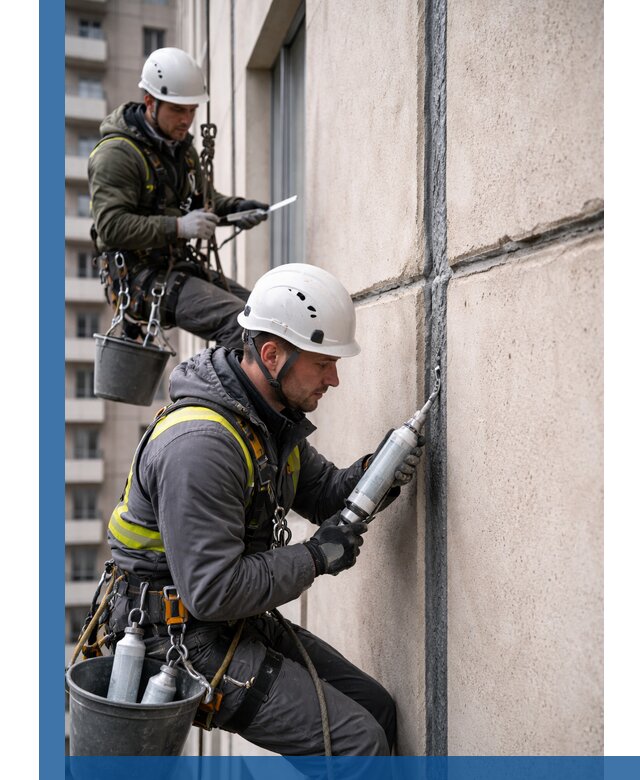 Герметизация деформационных швов фасада в Нижнем Новгороде качественно