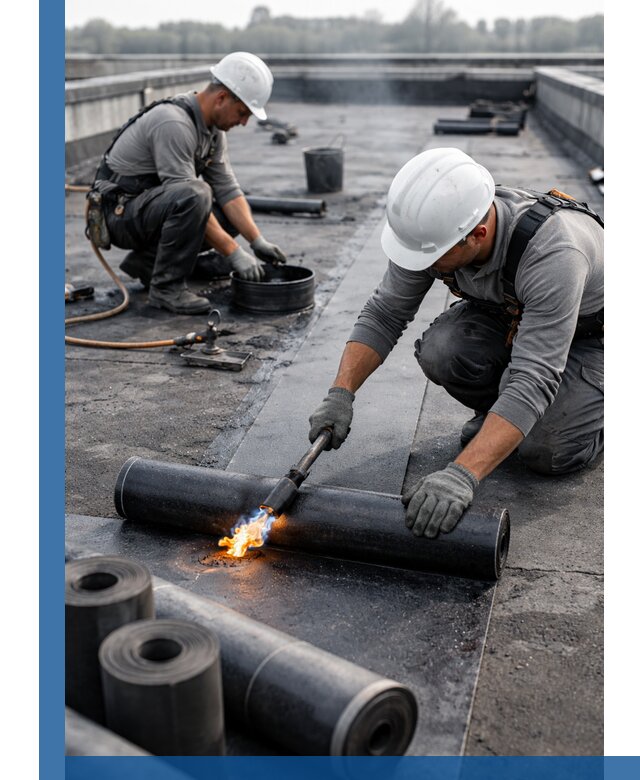 Ремонт рулонной кровли в Нижнем Новгороде герметизация и восстановление