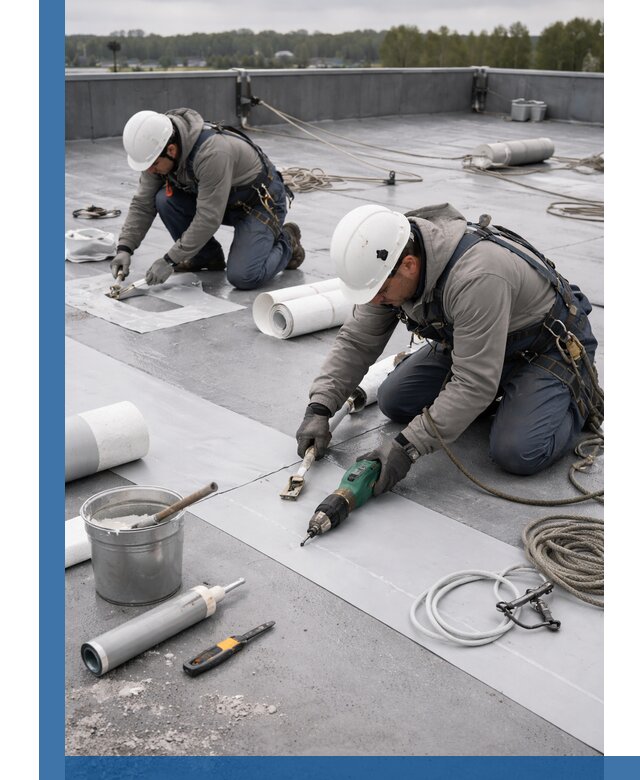 Ремонт мембранной кровли в Нижнем Новгороде качественно и с гарантией