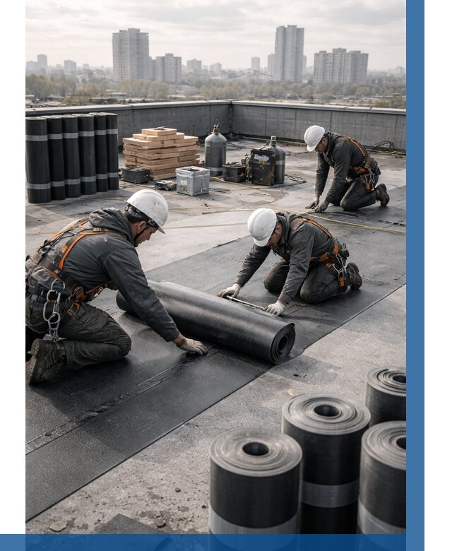 Монтаж мягкой кровли под ключ в Нижнем Новгороде от 469 р. | ВЫСОТНИК-Ннн