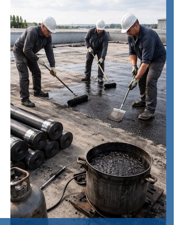 Гидроизоляция кровли мастикой в Нижнем Новгороде от 625 р. | ВЫСОТНИК-Ннн