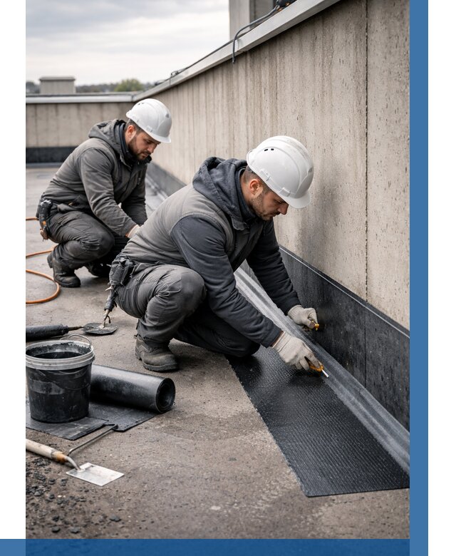 Гидроизоляция примыканий на кровле в Нижнем Новгороде от 938 р. | ВЫСОТНИК-Ннн