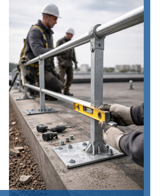 Монтаж кровельного ограждения в Нижнем Новгороде от 1251 р. | ВЫСОТНИК-Ннн