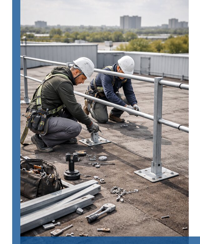 Монтаж кровельного ограждения в Нижнем Новгороде под ключ с гарантией