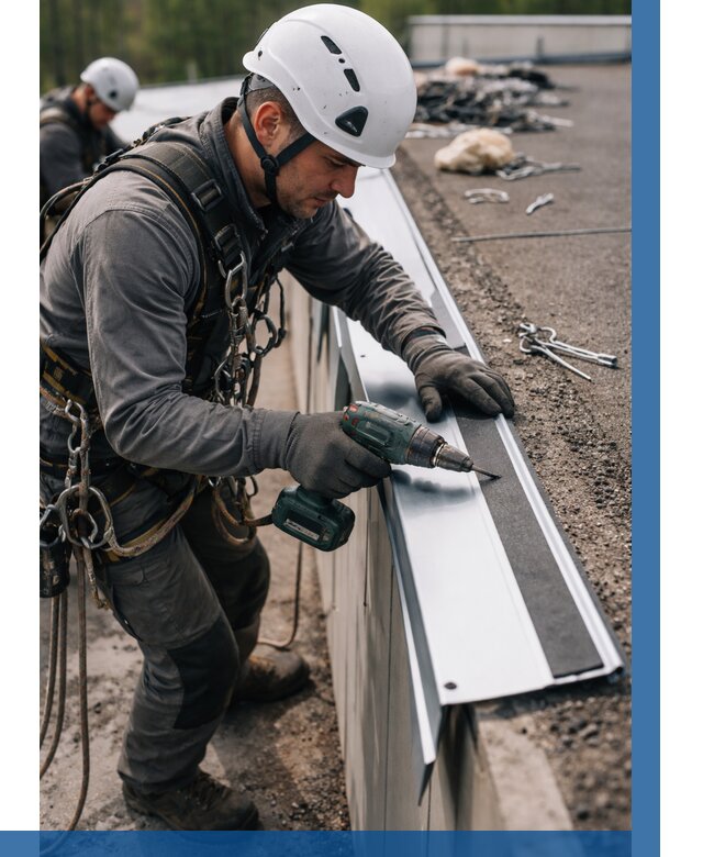 Монтаж капельника на кровле в Нижнем Новгороде от 313 р. | ВЫСОТНИК-Ннн