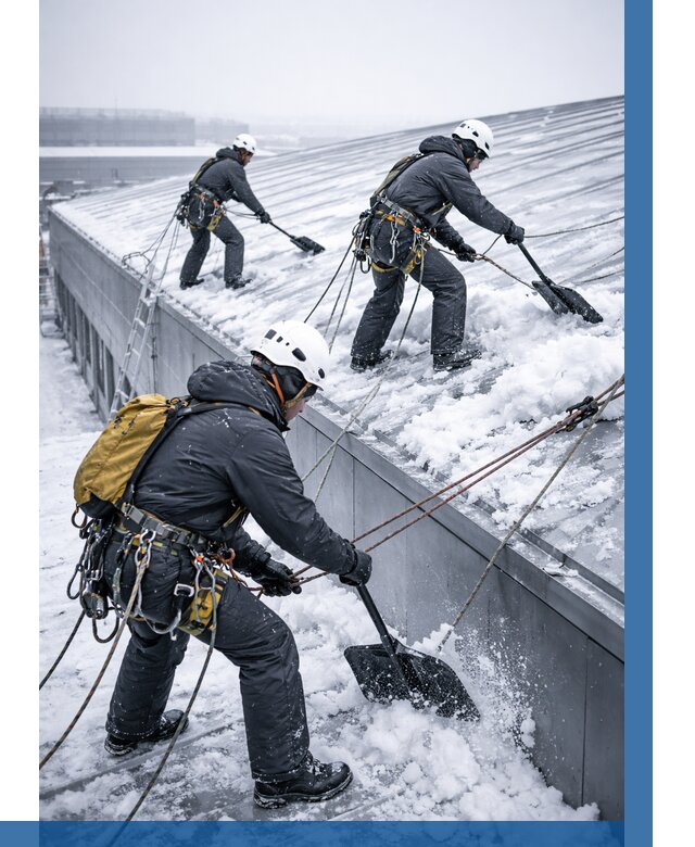 Очистка навесов от снега в Нижнем Новгороде от 4689 р. | ВЫСОТНИК-Ннн