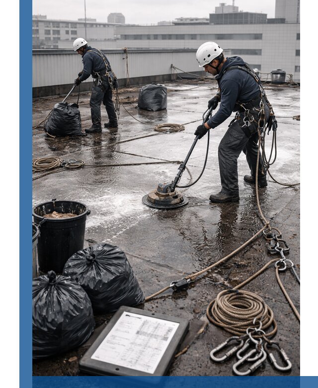 Плановая очистка кровли по графику в Нижнем Новгороде для безопасности