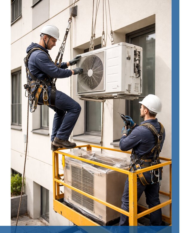 Демонтаж внешнего блока кондиционера в Нижнем Новгороде от 3647 р. | ВЫСОТНИК-Ннн