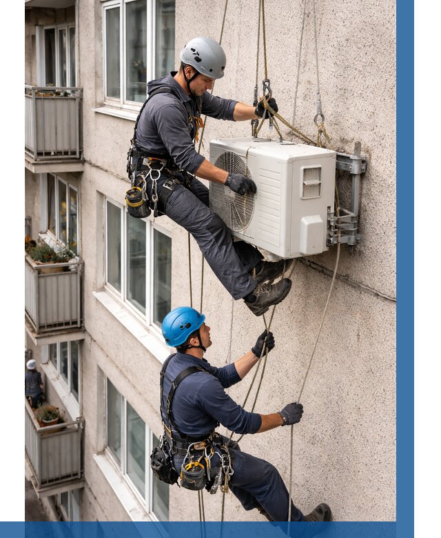 Перенос внешнего блока кондиционера в Нижнем Новгороде от 9379 р.| ВЫСОТНИК-Ннн