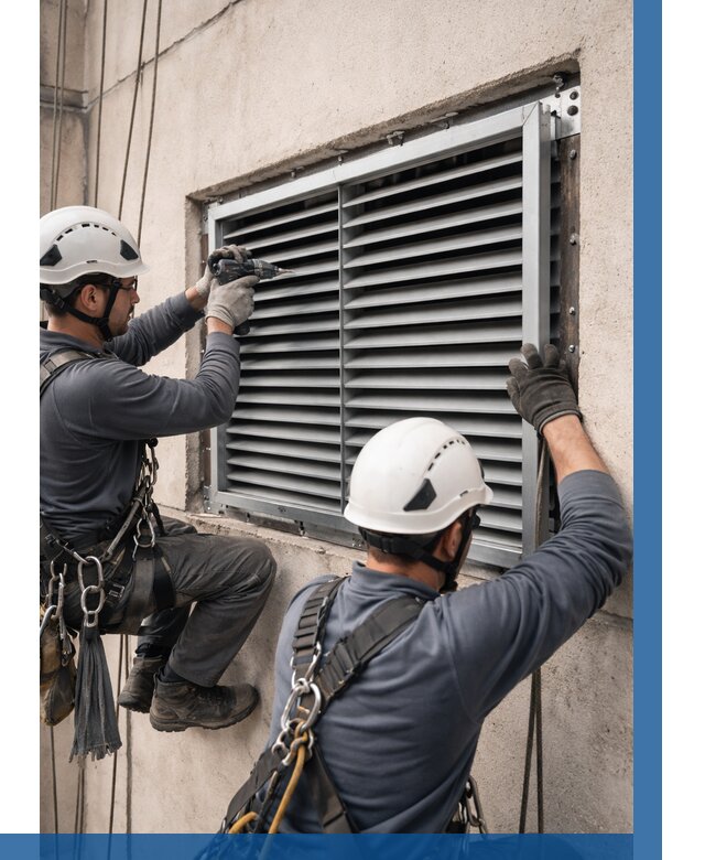 Монтаж вентиляционных решеток в Нижнем Новгороде от 4689 р. | ВЫСОТНИК-Ннн