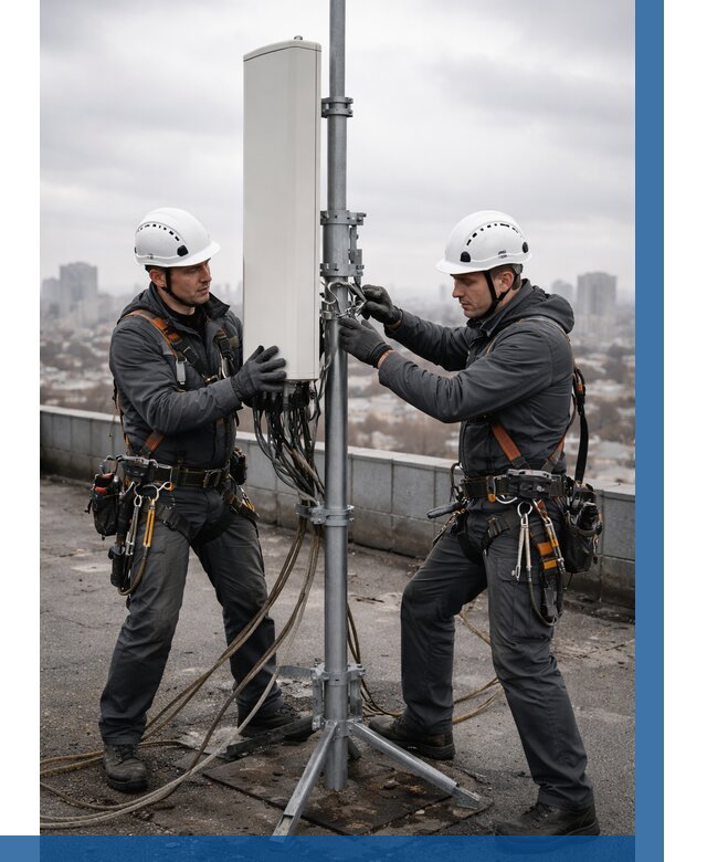 Монтаж антенн связи на крыше в Нижнем Новгороде от 8858 р. | ВЫСОТНИК-Ннн