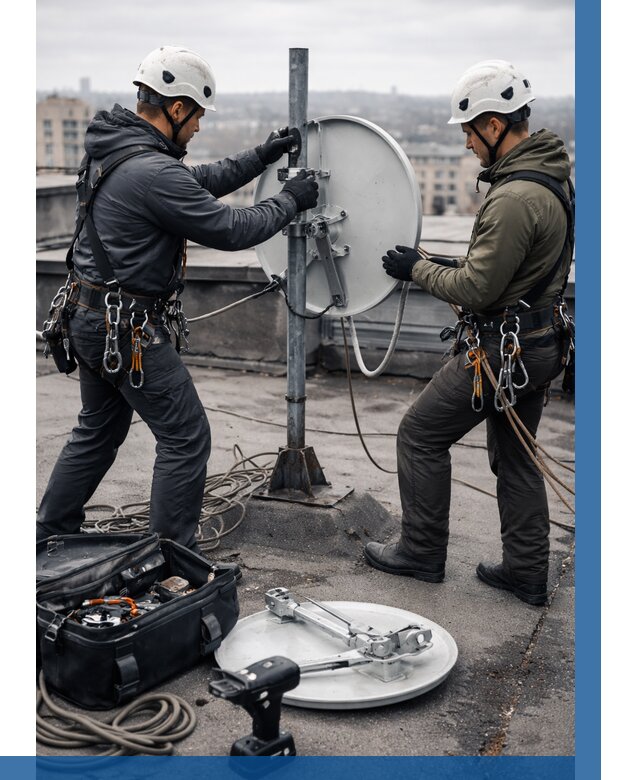 Демонтаж антенн на крыше в Нижнем Новгороде от 4689 р. | ВЫСОТНИК-Ннн