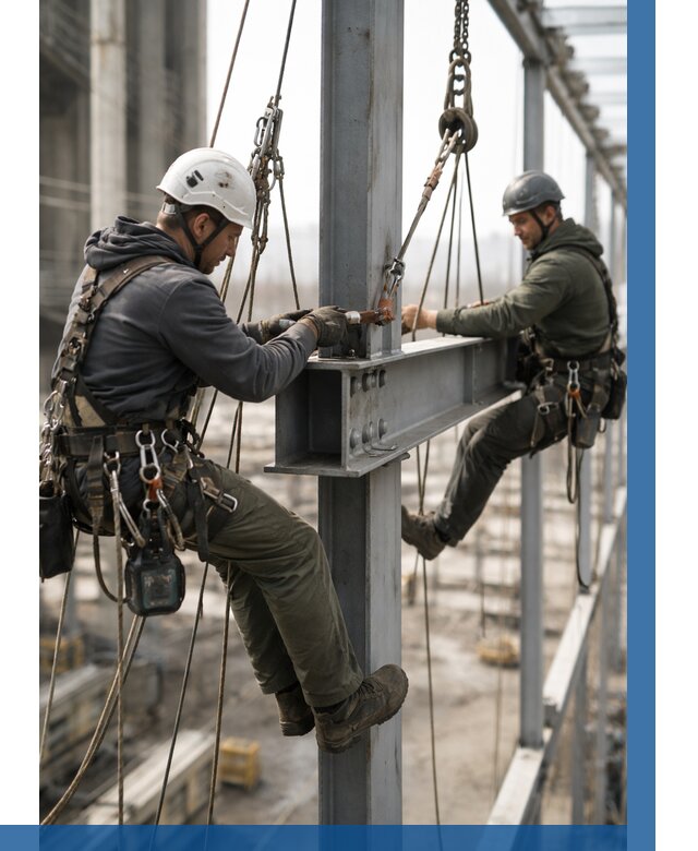 Монтаж металлоконструкций на высоте в Нижнем Новгороде от 3647 р. | ВЫСОТНИК-Ннн