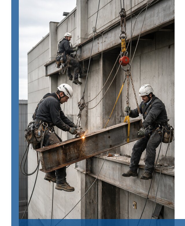 Демонтаж металлоконструкций на высоте в Нижнем Новгороде под ключ