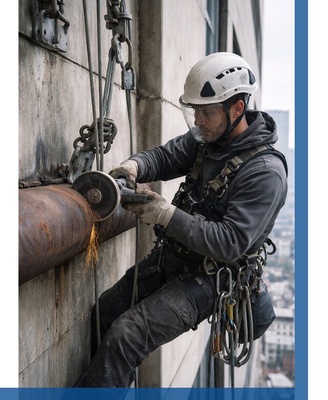 Резка металла на высоте в Нижнем Новгороде по цене от 4689 р. | ВЫСОТНИК-Ннн