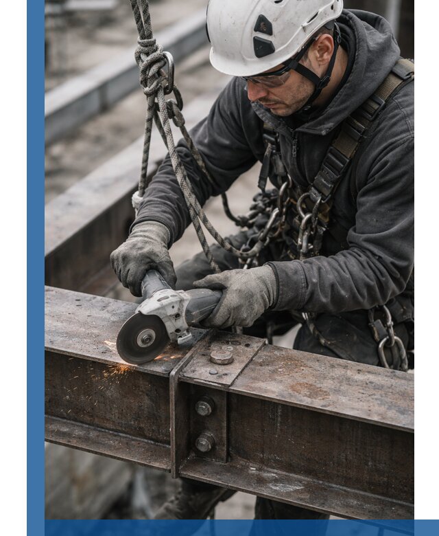 Резка металла на высоте в Нижнем Новгороде для зданий и конструкций