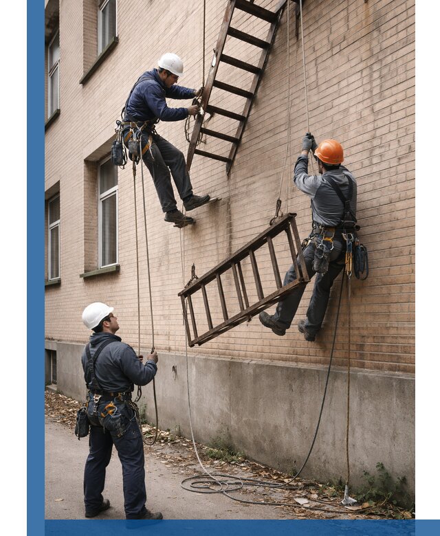 Демонтаж пожарной лестницы в Нижнем Новгороде быстро и безопасно