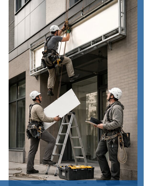 Монтаж светового короба в Нижнем Новгороде от 6774 р. | ВЫСОТНИК-Ннн