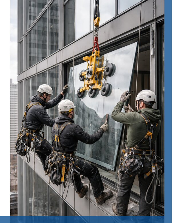 Фасадное остекление зданий под ключ в Нижнем Новгороде от 10421 р. | ВЫСОТНИК-Ннн