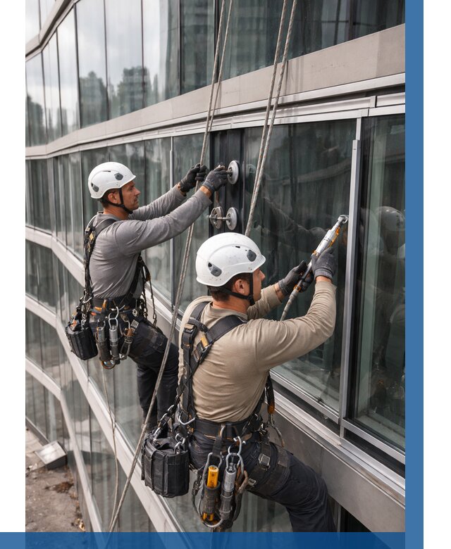 Радиусное остекление фасада в Нижнем Новгороде от 12505 р. | ВЫСОТНИК-Ннн