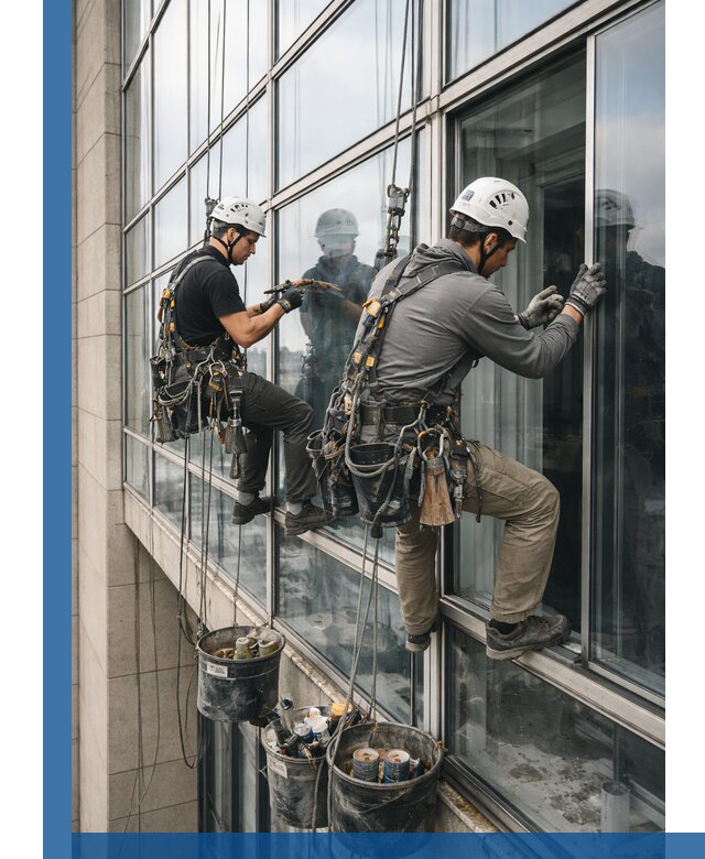 Ремонт витражных конструкций и фасадного остекления в Нижнем Новгороде