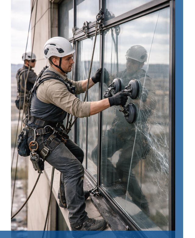 Замена стекла в витраже в Нижнем Новгороде под ключ от 8858 р. | ВЫСОТНИК-Ннн