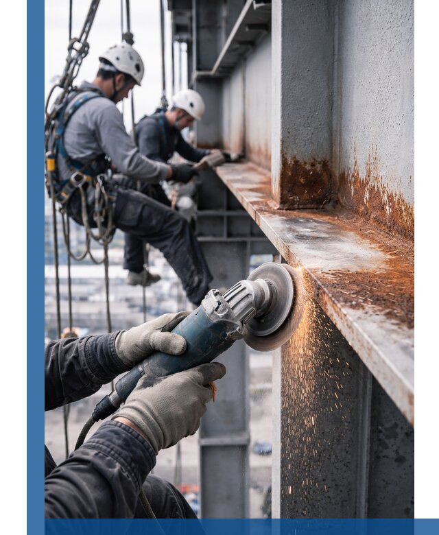 Зачистка металла от ржавчины и подготовка поверхностей в Нижнем Новгороде