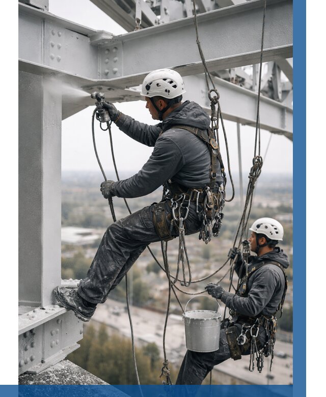 Покраска металлоконструкций на высоте в Нижнем Новгороде 365 р |ВЫСОТНИК-Ннн
