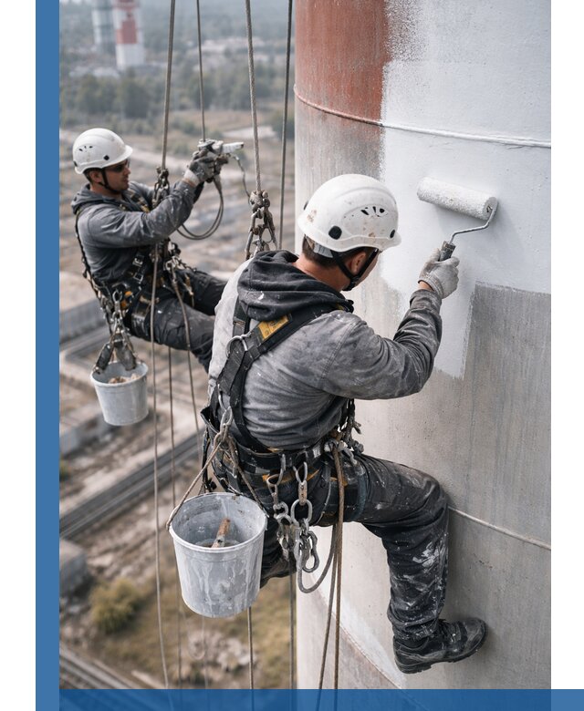 Покраска дымовых труб в Нижнем Новгороде: антикоррозийная защита и восстановление
