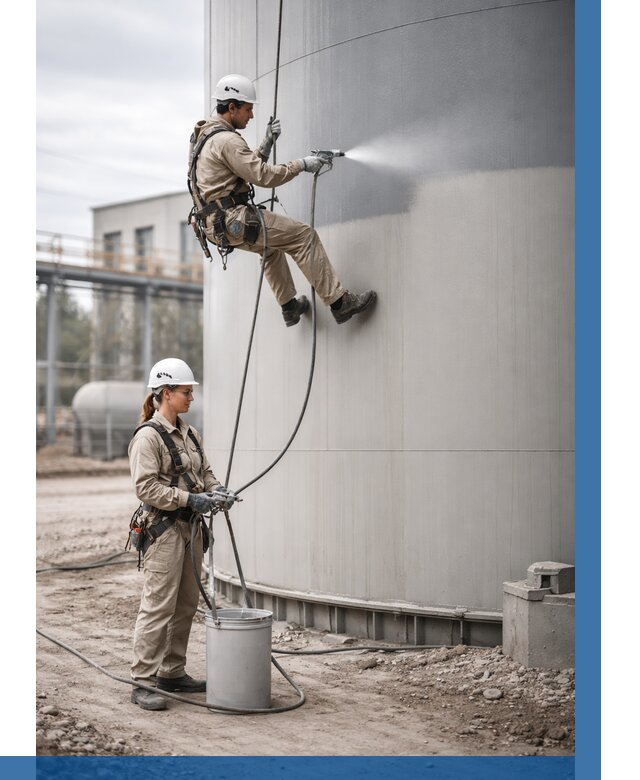 Покраска резервуаров в Нижнем Новгороде от 1251 р. | ВЫСОТНИК-Ннн — заказать