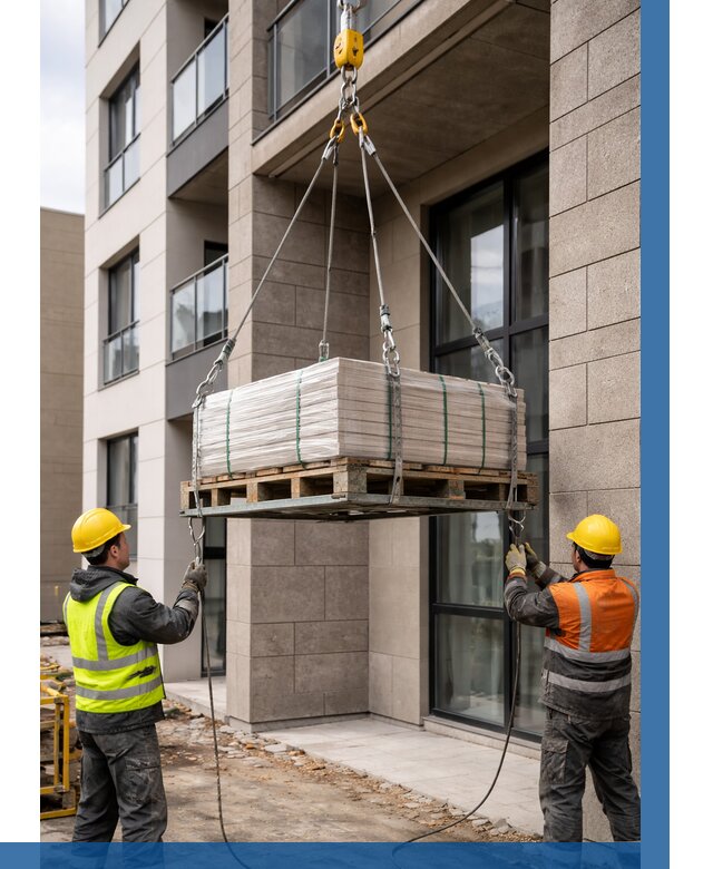 Подъем керамогранита на этаж в Нижнем Новгороде от 3647 р. | ВЫСОТНИК-Ннн