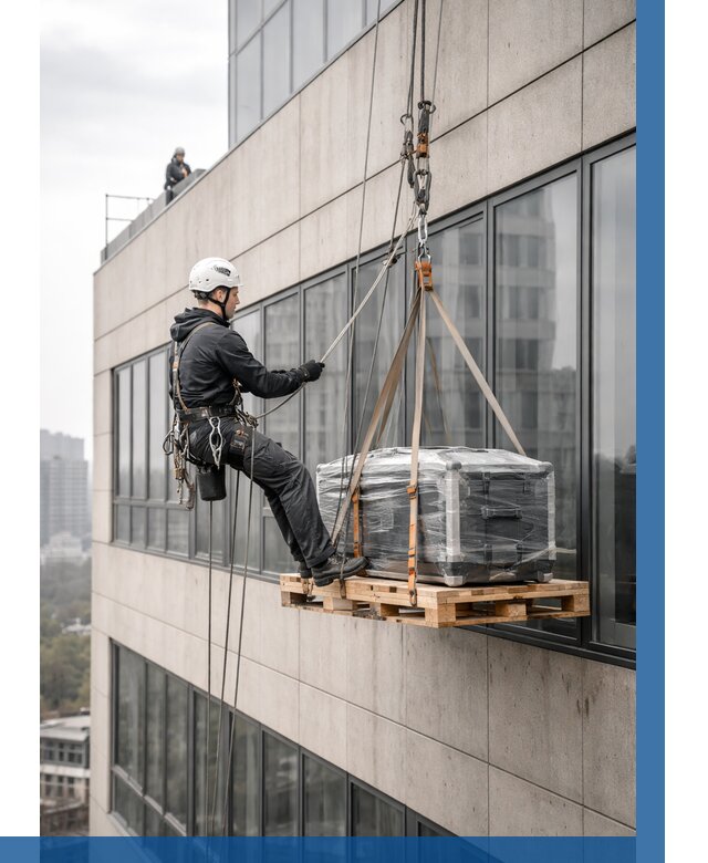 Спуск груза по фасаду в Нижнем Новгороде от 3647 р. | ВЫСОТНИК-Ннн