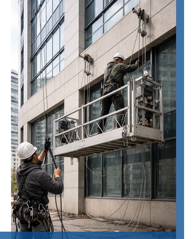 Монтаж и подъем фасадной люльки в Нижнем Новгороде от 12505 р. | ВЫСОТНИК-Ннн